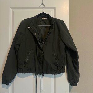Good American Green Crop Jacket Excellent Condition Size Small